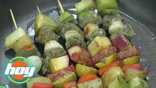 Deliciosas brochetas de arrachera por el Chef Yogui [upl. by Ecnaled]