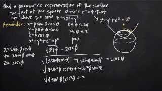 parametric representation of the surface KristaKingMath [upl. by Gerkman263]