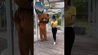 teddy bear pranks shorts video 😂 viralshorts funny pranks [upl. by Nohsal]