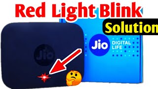 Jio Fiber Red Light Blinking Problem  red light blinking issue problem solution no internet hindi [upl. by Ahsirek688]