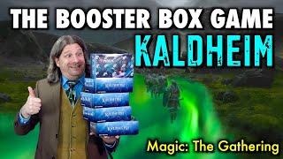 Lets Play The Booster Box Game Kaldheim quotHeavy Metalquot Edition  Magic The Gathering [upl. by Aerdnaid]