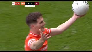 LAST MINUTE  CELEBRATIONS  ARMAGH V GALWAY  2024 ALL IRELAND FOOTBALL FINAL [upl. by Elohcin123]