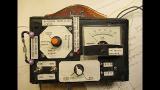 Tester to match transistors PNP or NPN amp PNPs compared to NPNs  explanation and schematic part 1 [upl. by Imotih488]