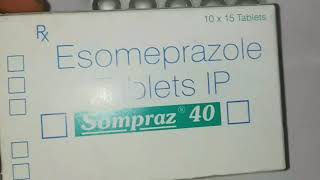 Sompraz 40 Tablets  Use Benefit Side Effects [upl. by Ayotnahs]