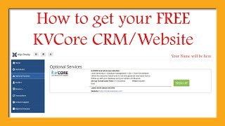 kvCORE eXpRealty agents  How to get access to your CRMWebsite [upl. by Rab417]