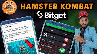 Hamster Kombat Bitget new Exchange  Hamster Kombat Bitget Exchange Hamster withdrawal exchange [upl. by Burny]