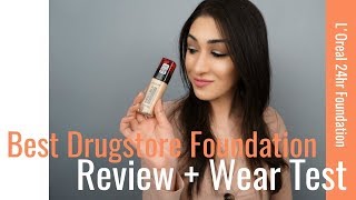 LOreal Infallible Fresh Wear Foundation  Review  Wear Test [upl. by Nohsid]