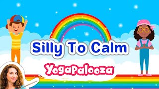 Silly to Calm Quick kids yoga movement break complete with dancing and breathing [upl. by Cristionna]