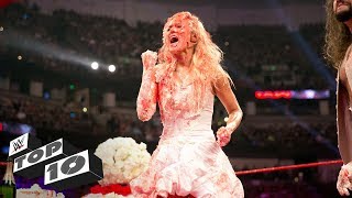 Wildest wedding moments WWE Top 10 May 19 2018 [upl. by Florance]