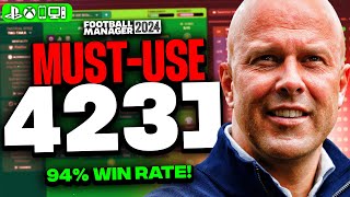 Slots MUST USE 4231 FM24 Tactic  94 Win Rate  Quadruple Won [upl. by Enahs]