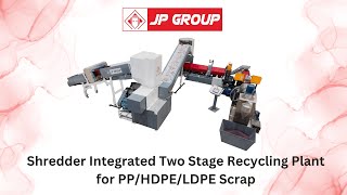 Two Stage Plastic Recycling  Ideal for LLDPELDPEHDPEPP Clean Scrap [upl. by Magena533]