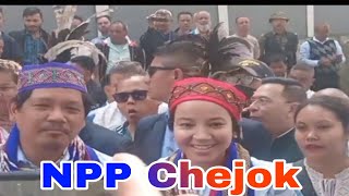 NPP Candidate Madam Mehtab Chandee sangma Chejok [upl. by Wordoow]