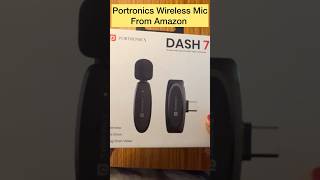 Portronics Wireless Mic With TypeC Receiver 👍ytshorts trending portronicswirelessmic [upl. by Ahsiuqat]