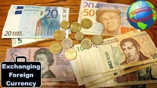 Getting foreign money when traveling  How to exchange foreign currency [upl. by Anaujnas409]