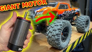 GIANT cheap motor in RC Car [upl. by Mill]