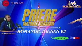 Prière matinale BERAKAH past Ronald Vilton Mardi 10 Decembre 2024 [upl. by Akcebar]