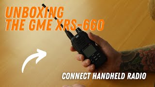 UNBOXING the GME XRS660 Connect Handheld 5W UHF CB Radio  4WD Gear  Anaconda Stores [upl. by Lal]