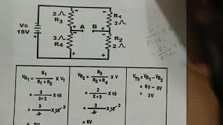 11th bifocal Electronics  Chapter 2  Numerical of thevenins theorem [upl. by Trellas]