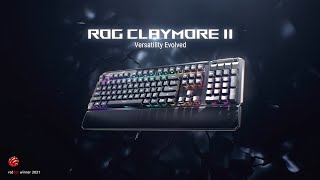 ROG Claymore II  Versatility Evolved  ROG Singapore [upl. by Merce90]