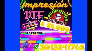 IMPRESION DTF TEXTIL Y DTF UV SUPERFICIES RIGIDAS LO ULTIMO EN TECNICAS DE IMPRESIÓN PUBLICITARIA [upl. by Kotto327]