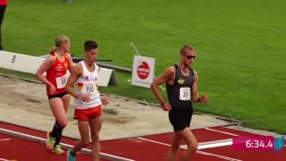 NM Friidrett 2016 3000m kappgang kvinner 5000m kappgang menn [upl. by Ramad]