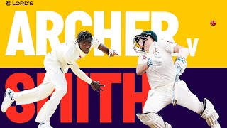 The Best Batsman v Bowler Spell EVER  Smith v Archer in Full  Ashes 2019  Lords [upl. by Straus]