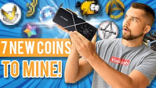 7 New Coins to MINE with Computers [upl. by Gabbey36]