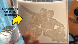 Print your photo with Lithophane art in 3D printer Wow It looks like the real photo printing [upl. by Adyan]