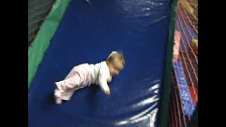 Baby girl falls down slide Extended Edition  Better Quality [upl. by Winterbottom]