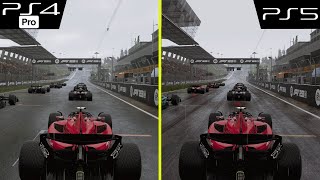 F1 23 PS4 Pro vs PS5 Graphics Comparison EApartner [upl. by Ruffi]