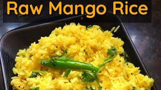 Raw mango rice  mango pulihora  மாங்காய் சாதம்  mavinakayi chitranna  mamidikaya pulihora recipe [upl. by Allertse]