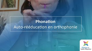 Phonation  Autorééducation en orthophonie [upl. by Beckett]