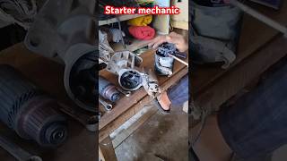 Starter motor open automobile mechanic mechancial [upl. by Iemaj]