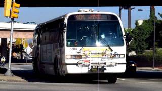 NJ Transit 2000 NovaBus T80206 quotRTSquot 1284 on Route 404 in Philadelphia HD [upl. by Ogu341]