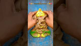 Ganpati Bappa murti making video 🙏🥰🌺 shorts youtubeshorts ganpatibappamorya ganpati ganesh [upl. by Lilla]