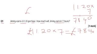 KS2 KS3 Maths Functional Skills Basic Worded Problem Functional Skills Level 12 Entry Level 3 Maths [upl. by Zelten543]