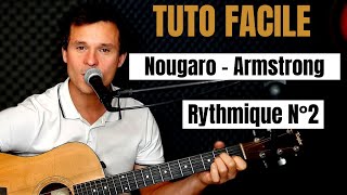 Tuto guitare Claude Nougaro  Armstrong Accords et Paroles [upl. by Aikas]