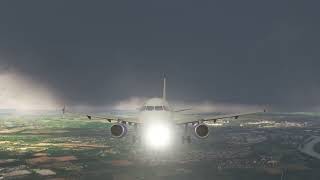 London Gatwick EGKK to Frankfurt EDDF  Landing on Runway 07R  BeyondATC [upl. by Northrop]