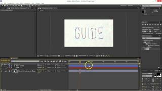 After Effects Hand Drawn Pen Tutorial [upl. by Geralda]