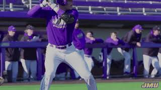 JMU Baseball  Season Opener [upl. by Aicirtam]