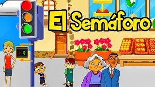 EL SEMÁFORO Canciones Infantiles  Videos Educativos para Niños [upl. by Schlosser663]