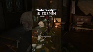 Złote teksty z Wiedźmin 3 śmieszne foru wiedźmin gaming thewitcher polska gry witcher [upl. by Caritta]