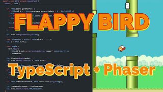 ASMR Programming  Flappy Bird TypeScript  Phaser  No talking [upl. by Docila]