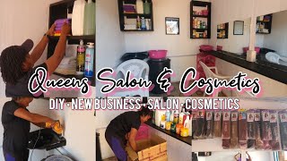 START A NEW BUSINESS WITH ME  DIY PROJECT  QUEENS SALON amp COSMETICS MURANGA [upl. by Oleta]