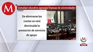 Gratuidad educativa agravará finanzas de universidades ANUIES [upl. by Aicilak346]