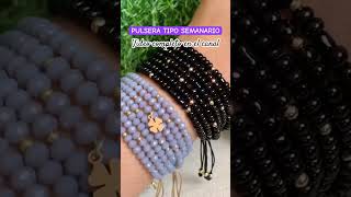 💙🖤Pulsera tipo SEMANARIO O UNISEMANARIO diy handmade pulserasfaciles [upl. by Stevena716]