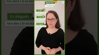 El aspecto físico en español  Vocabulario español spanishlessons spanischlernen learnspanish [upl. by Ennayehc]