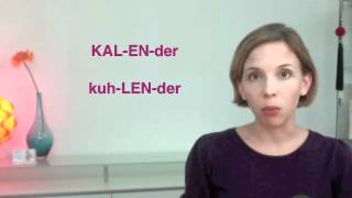 How to pronounce CALENDAR  60sec Pronunciation Quick Fix Heather Hansen [upl. by Guglielma]