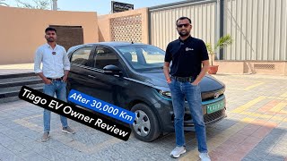 Tata Tiago EV Ownership Review After 30000 km detail Video [upl. by Marilou]