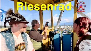 Fahrt mit dem Willenborgs Riesenrad auf dem Rosenheimer Herbstfest [upl. by Enois829]